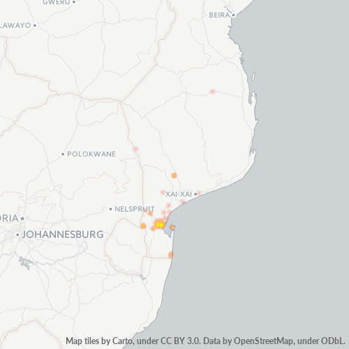 Business Heat Map for 21