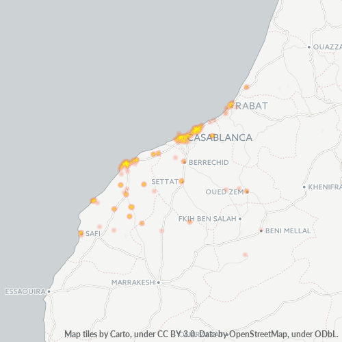 Business Heat Map for 5233