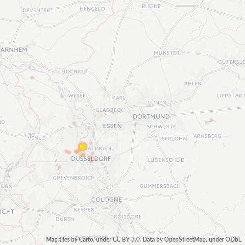 Mapa cieplna firm dla 2150