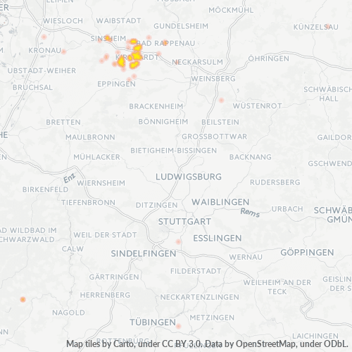 Business Heat Map for 7266