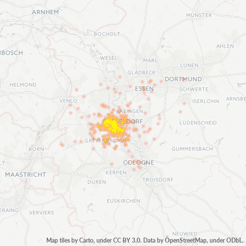Business Heat Map for 2131