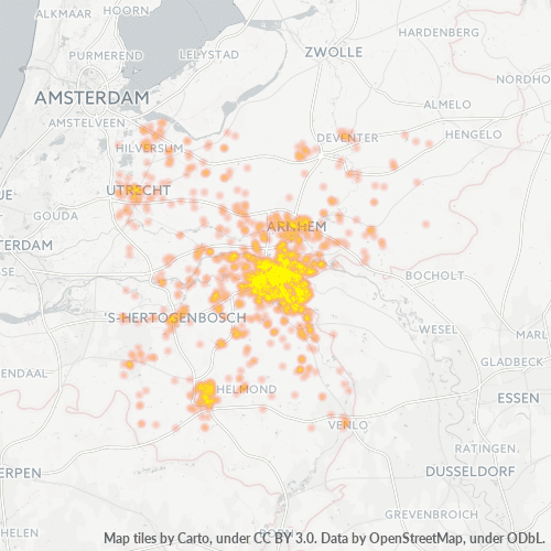 Business Heat Map for 24