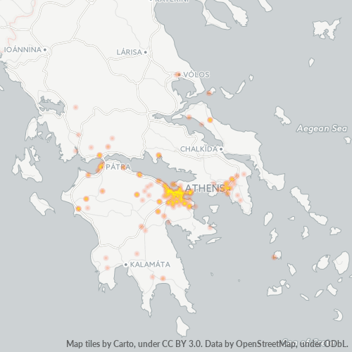 Heat Map ng Negosyo para sa 2741