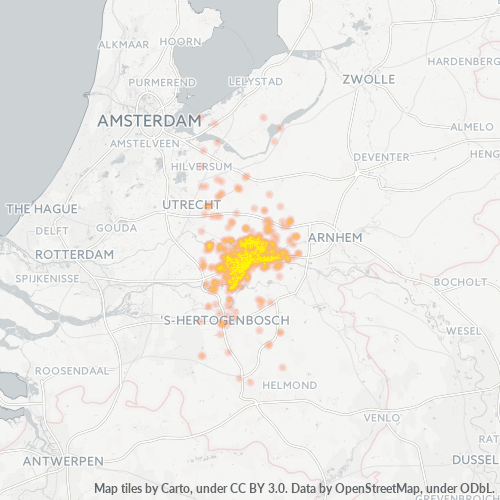 Business Heat Map for 344