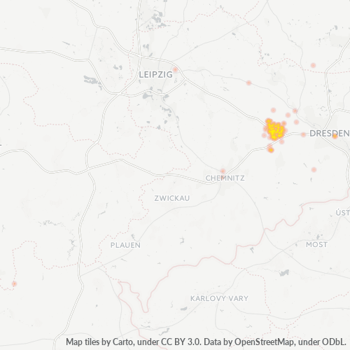 Business Heat Map for 35242