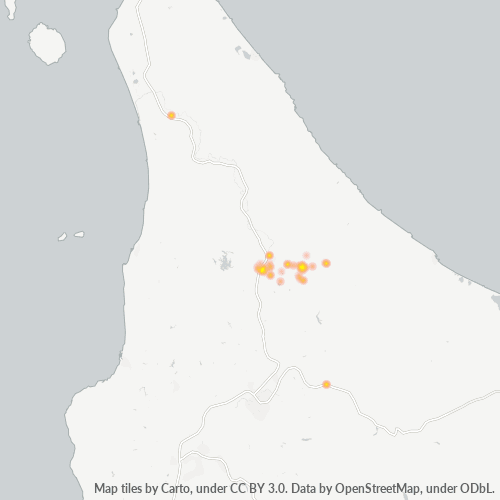 Heat Map ng Negosyo para sa 1655