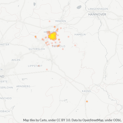 Business Heat Map for 5222