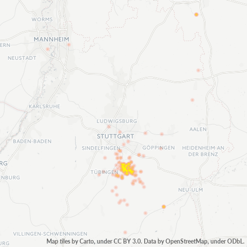Business Heat Map for 7123