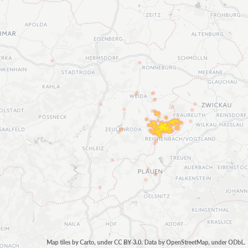 Business Heat Map for 3661