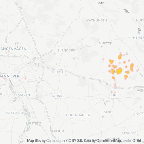 Business Heat Map for 5176
