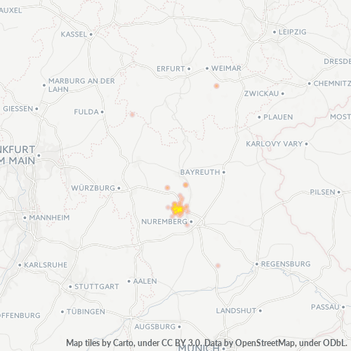 Unternehmens-Heatmap für 9132