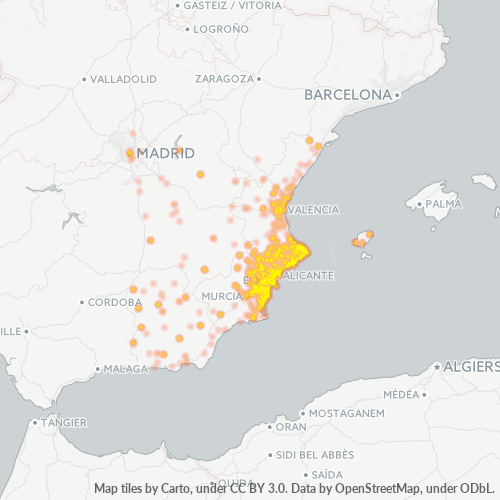 Business Heat Map for 966