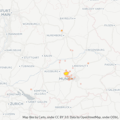 Business Heat Map for 8134
