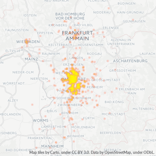 Business Heat Map for 6151