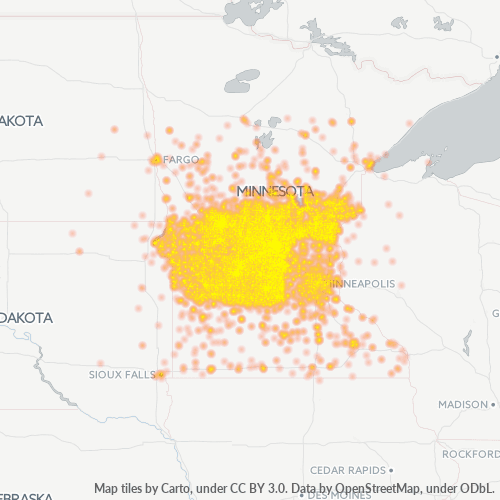 Business Heat Map for 320