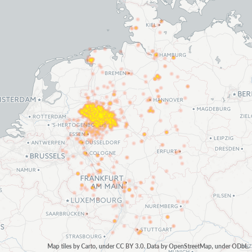 Business Heat Map for 4925