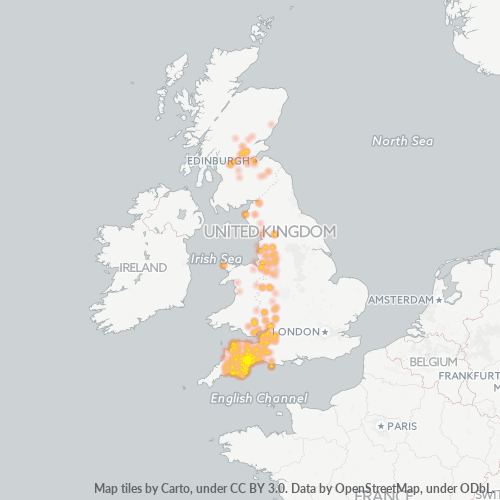 Business Heat Map for 1392
