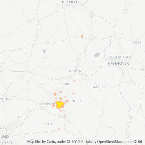 Business Heat Map for 5207