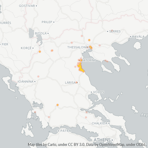 Heat Map ng Negosyo para sa 2352