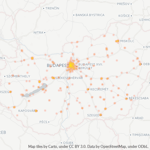Unternehmens-Heatmap für 80