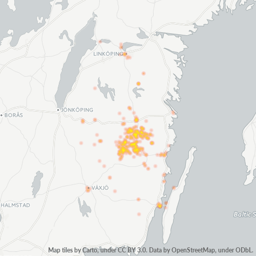 Heat Map ng Negosyo para sa 495