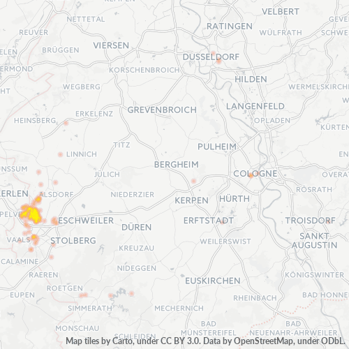 Business Heat Map for 2407