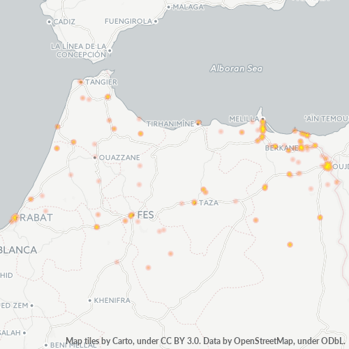 Business Heat Map for 5366