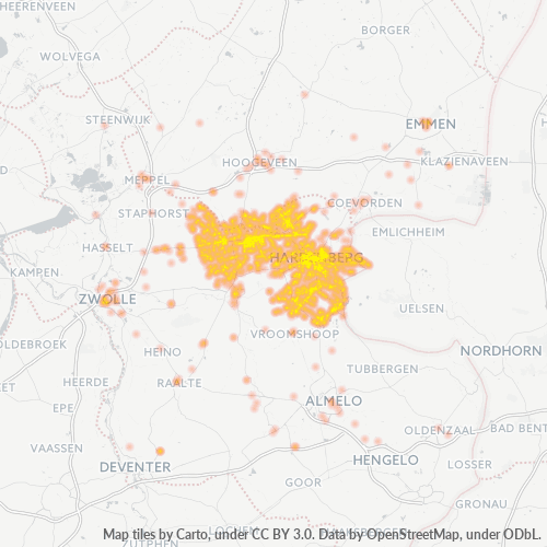Heat Map ng Negosyo para sa 523