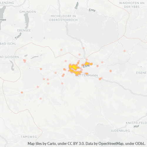 Heat Map ng Negosyo para sa 3612
