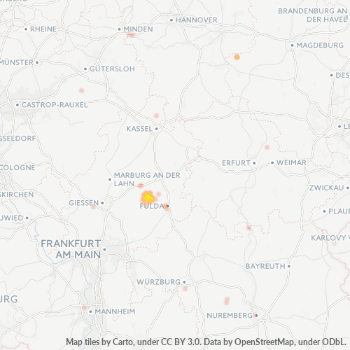 Business Heat Map for 6641