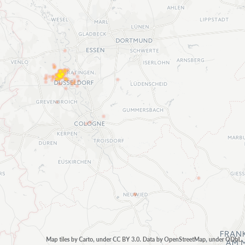 Business Heat Map for 2159