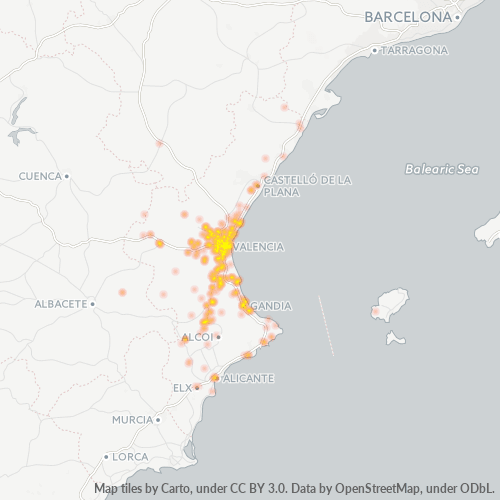 Business Heat Map for 960