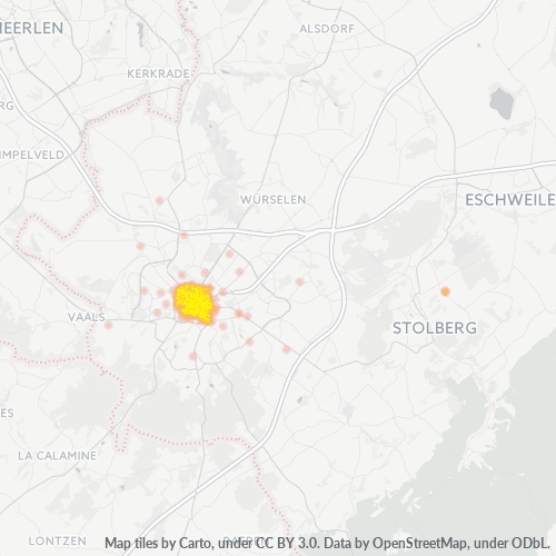 Konsentrasi Perniagaan di Poskod 52062 - Aachen, North Rhine-Westphalia
