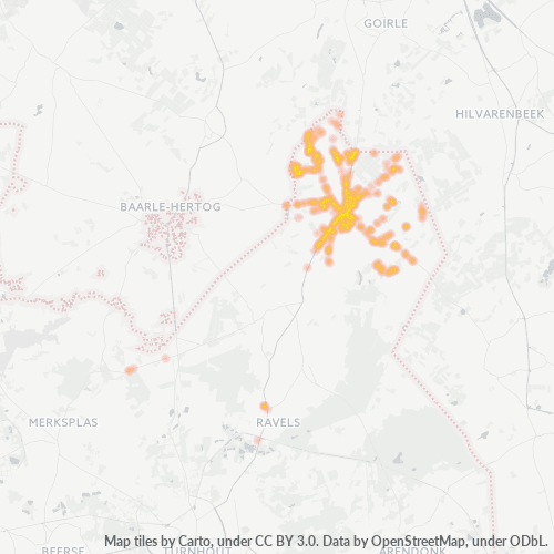 Bedrijfsconcentratie in Postcode 2382 - België