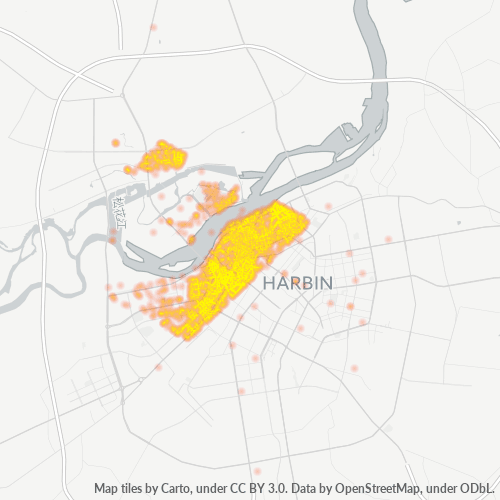 Dami ng Negosyo sa Postal Code 150000 - Harbin, Heilongjiang