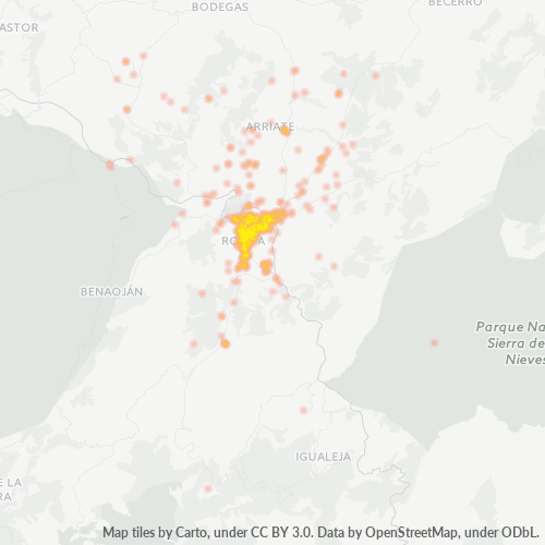 Besighheidskonsentrasie in Poskode 29400 - Spanje
