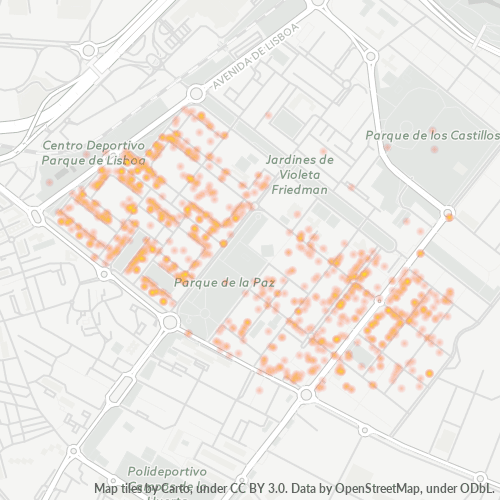 Bedrijfsconcentratie in Postcode 28924 - Alcorcón, Madrid (autonome gemeenschap)