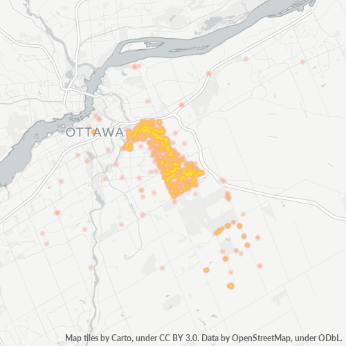 Dami ng Negosyo sa Postal Code K1G - Ottawa, Ontario