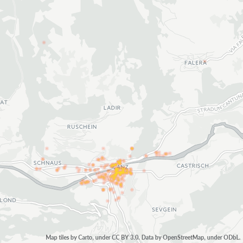 Dami ng Negosyo sa Postal Code 7130 - Schnaus, Kanton Graubünden