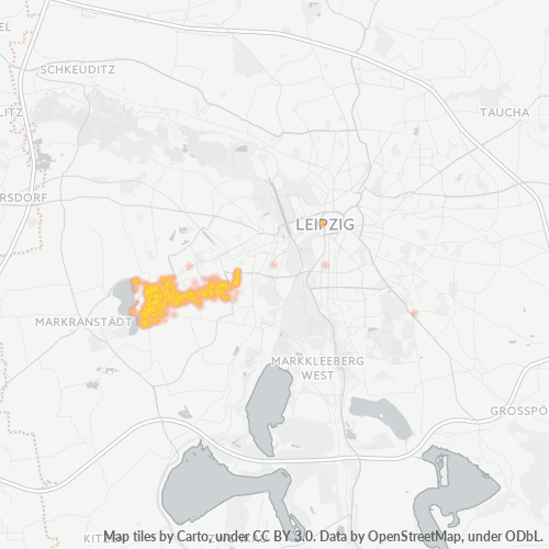 Bedrijfsconcentratie in Postcode 04207 - Leipzig, Saksen (deelstaat)