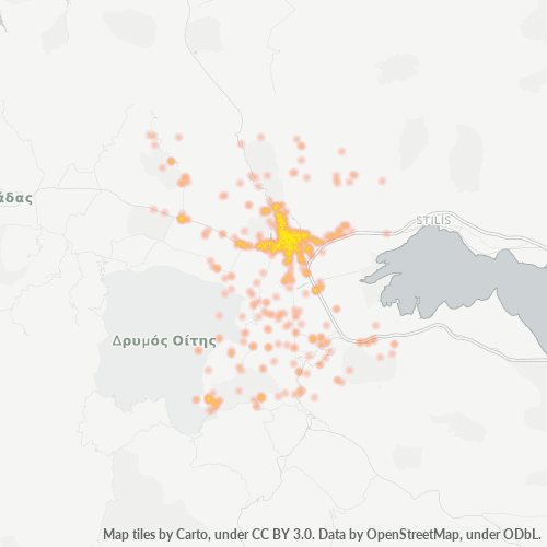 Dami ng Negosyo sa Postal Code 351 00 - Lamía, Central Greece