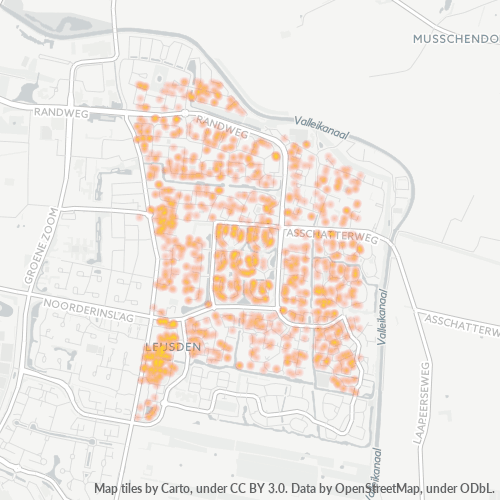 Dami ng Negosyo sa Postal Code 3831 - Leusden, Provincie Utrecht