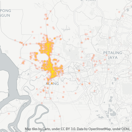 Dami ng Negosyo sa Postal Code 41050 - Klang, Selangor