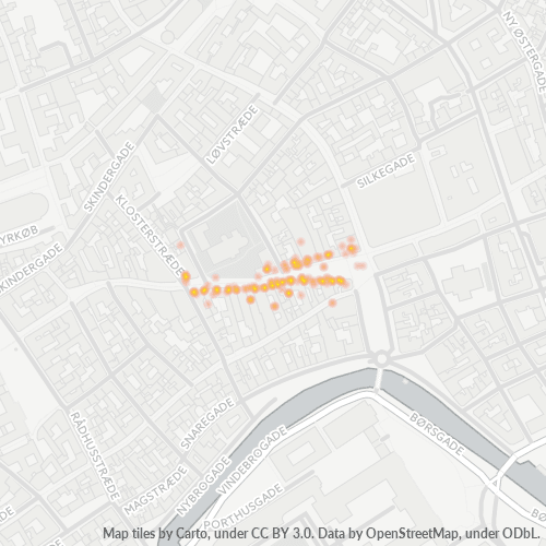 Dami ng Negosyo sa Postal Code 1160 - Copenhague, Region Hovedstaden