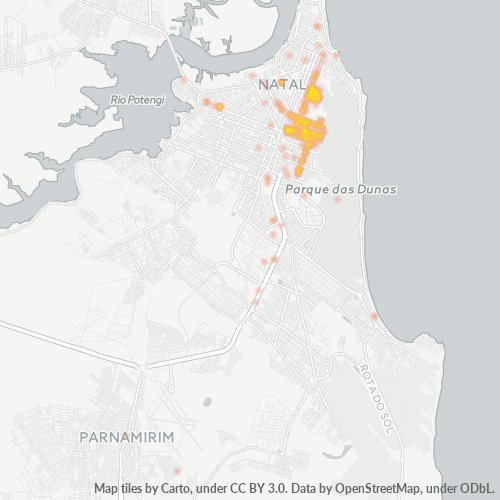 Dami ng Negosyo sa Postal Code 59015-000 - Natal, Rio Grande do Norte