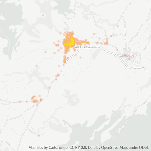 Dami ng Negosyo sa Postal Code 30400 - Caravaca, Rehiyon ng Murcia