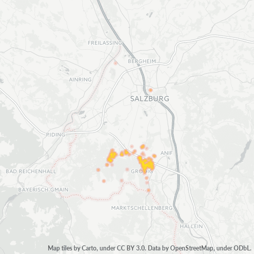 Dami ng Negosyo sa Postal Code 5082 - Grödig, Salzburg (estado)