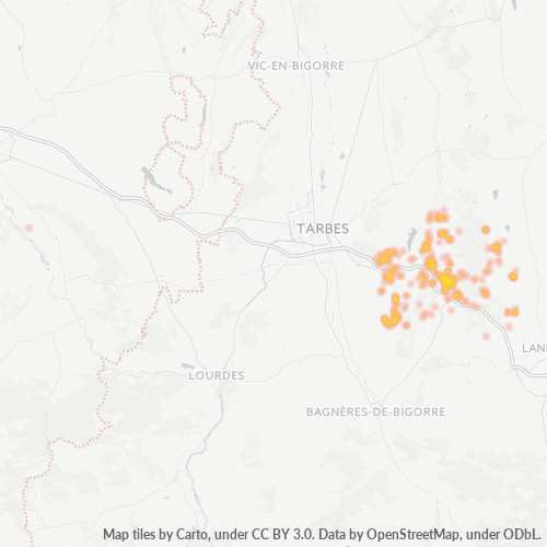 Dami ng Negosyo sa Postal Code 65190 - Bégole, Midi-Pyrénées
