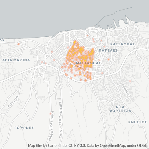 Dami ng Negosyo sa Postal Code 713 05 - Creta