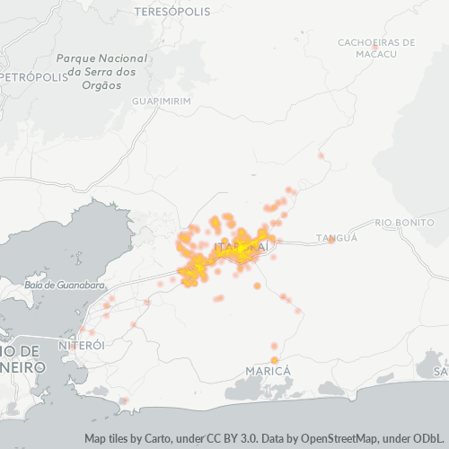 Dami ng Negosyo sa Postal Code 24800-000 - Itaboraí, Rio de Janeiro
